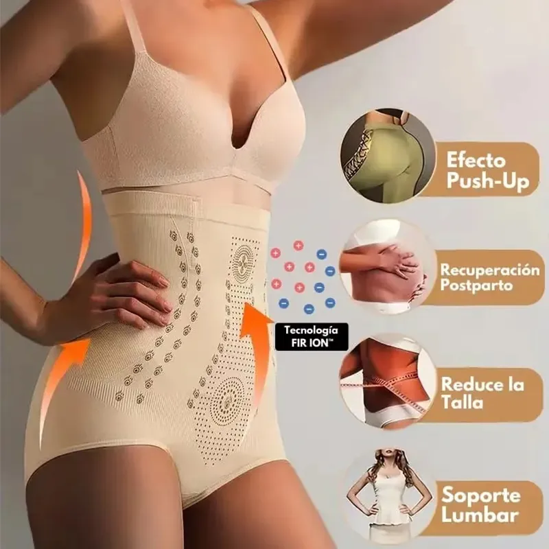 Braga Reductora  con Tecnología FIR ION - Moldea, Estiliza y Realza Tu Figura